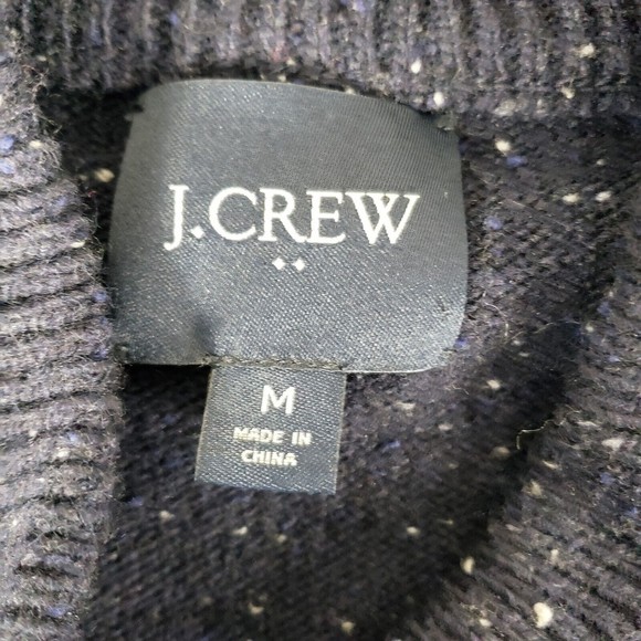J. Crew DONEGAL Bomber Lambs Wool Blend Cardigan Sweater Men's M Retail $198 - Picture 7 of 9